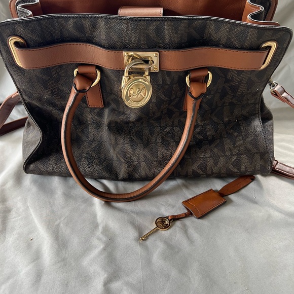 Michael Kors Brown and Tan Shoulder Bag - Picture 1 of 3
